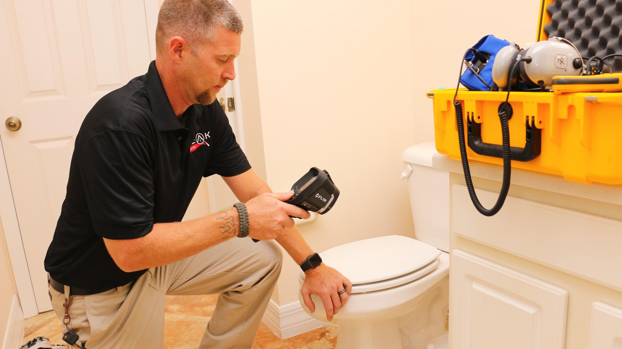 كشف تسربات المياه